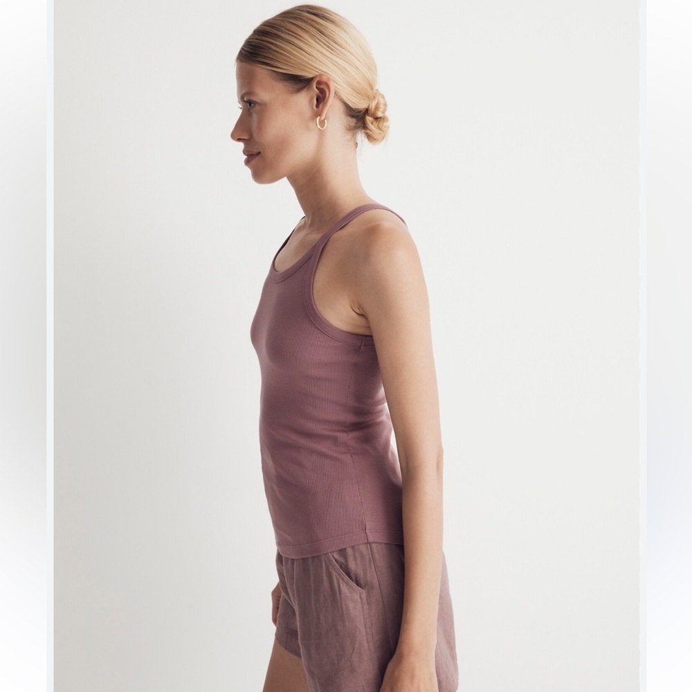 Madewell Supima Rib '90s Tank - Picture 3 of 6